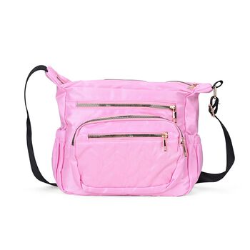 Umh&auml;ngetasche mit RFID-Schutz, pink