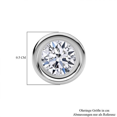 LUXURIANT DIAMOND- SI-GH Labor Diamant Ohrringe, 925 Silber rhodiniert - 0,25 ct. image number 5