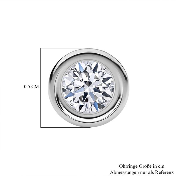 LUXURIANT SI-GH Labor Diamant Ohrringe, 925 Silber rhodiniert - 0,25 ct. image number 5