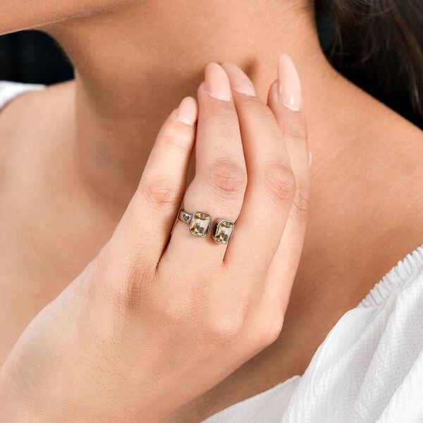 Citrin Ring Edelstahl (Größe 16.00) ca. 1,83 ct image number 3