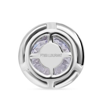 LUXURIANT IGI zertifizierter D-IF Labor Diamant Anh&auml;nger in 950 Platin - 1 ct.