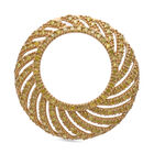 Gelber Diamant P Anhänger 925 Silber Gelbgold Vermeil ca. 0.50 ct