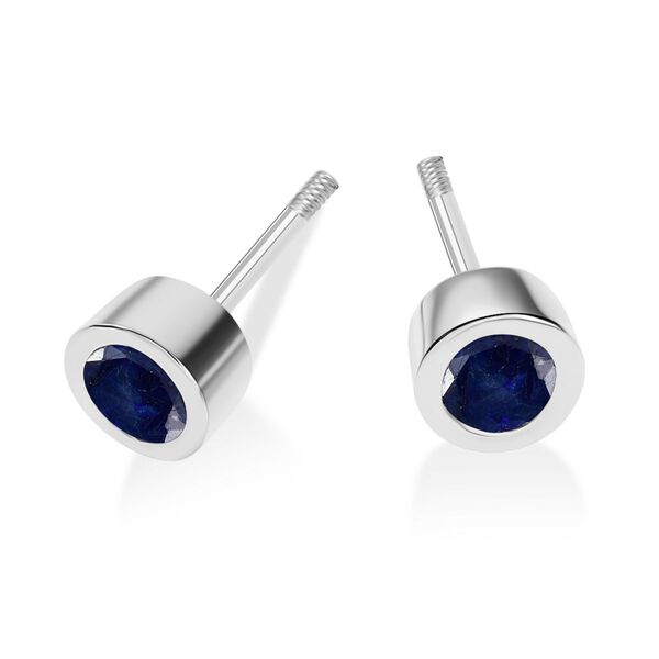 Masoala Saphir Ohrringe, 925 Silber rhodiniert - 0,77 ct. image number 6