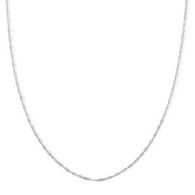 Singapur 925 Silber rhodiniert Kette ca. 45 cm