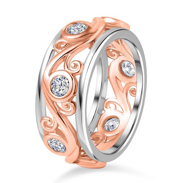 Moissanit Ring 925 Silber (Gr&ouml;&szlig;e 18.00) ca. 0,85 ct image number 5