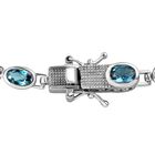 London Blau Topas-Armband in Silber image number 3