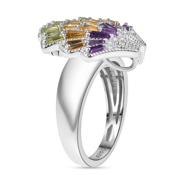 GP Shell Trionfo Kollektion - AA Multi-Edelstein, Zirkon und blauer Saphir Ring/ Anhänger  - 1,41 ct. image number 6