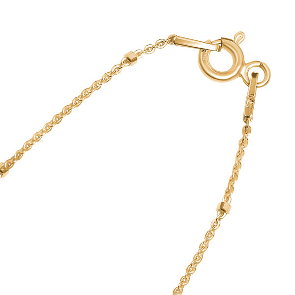 2er-Set Diamantschliff-Ketten mit W&uuml;rfeln, 45cm image number 7