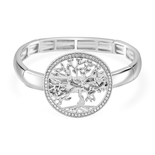 Weißes Kristall-Schmuckset image number 5