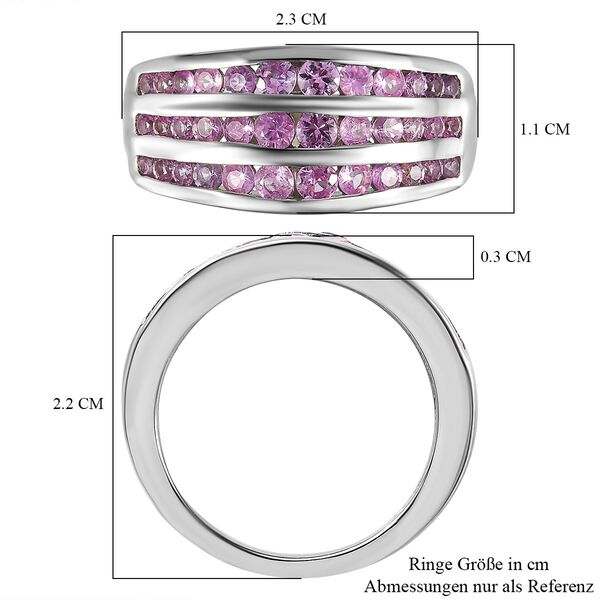 Premium Rosa Saphir Ring - 1,53 ct. image number 7