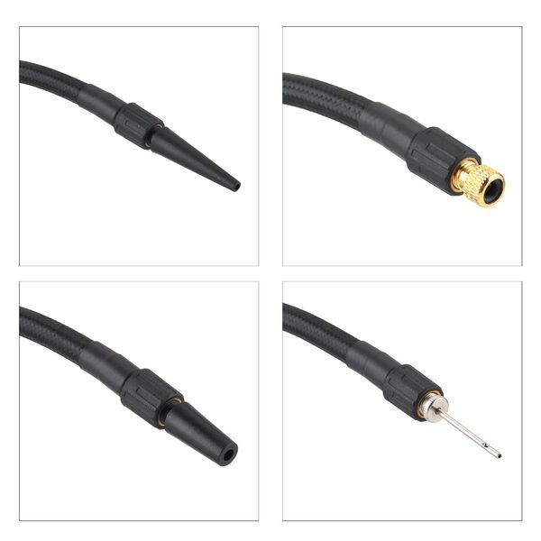 "Air pump Working voltage:  7.4V Cylinder diameter :17mm Pressure range: 0.35-10.3Bar/5-150PSI Battery capacity:4000 mAh  Product size 66*50*134mm Net weight: 0.4kg Package size: 80*70*145mm Color box weight: 0.52kg Quantity: 32pcs Carton size: 340*310*31 image number 7