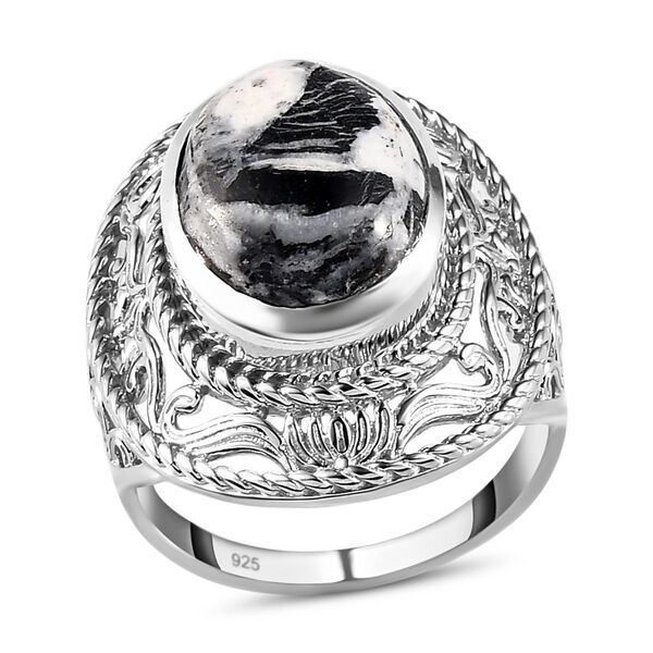 Wei&szlig;er B&uuml;ffel-Ring - 8,97 ct. image number 4