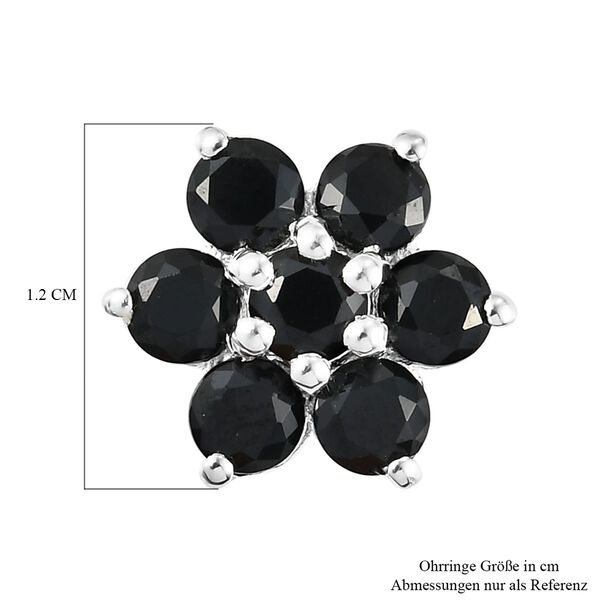 Schwarze Spinell-Ohrstecker - 3,42 ct. image number 5
