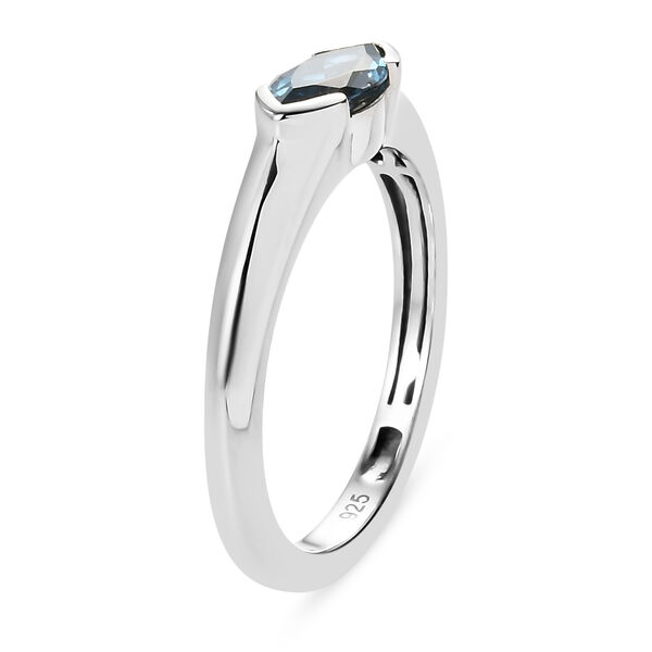 London Blau Topas-Ring - 0,20 ct. image number 5