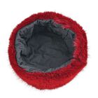 Damen Wintermütze aus Kunstpelz, dunkelrot image number 1