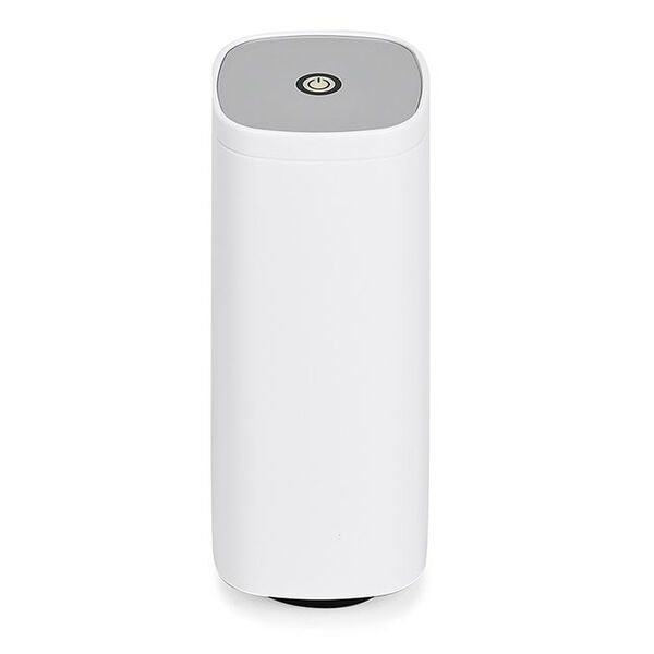 Mini Auto-Vakuumpumpe und Lebensmittel-Vakuumbeutel-Set - Inklusive 10 Mehrzweck-Beutel in Verschiedenen Gr&ouml;&szlig;en (22x21, 26x28, 26x34, 30x34 cm) mit ABS-Pumpe (4,9x12,5 cm), Wei&szlig;