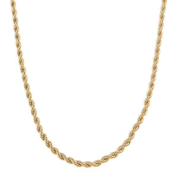 Kordel Halskette in Goldton, 59,5cm