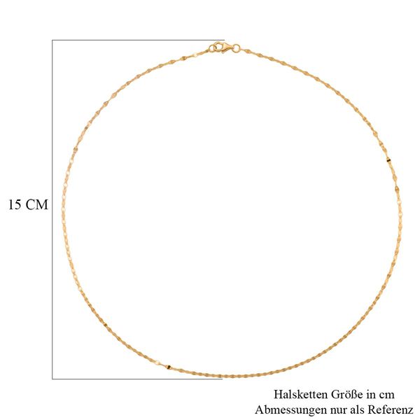 925 Silber vergoldet Kette ca. 45 cm image number 6