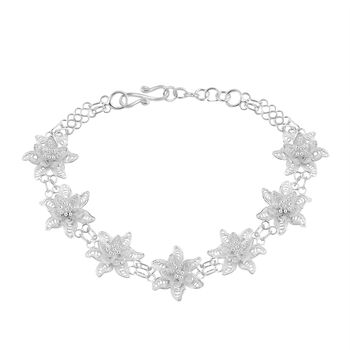 Royal Bali - 925 Silber Armband, ca. 19 cm, ca. 8,29g