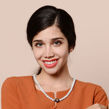 JARDIN-KOLLEKTION - schwarze Perlmutt, wei&szlig;e Jade und Zirkon-Halskette, 50 cm, 925 Silber rhodiniert ca. 275,31 ct