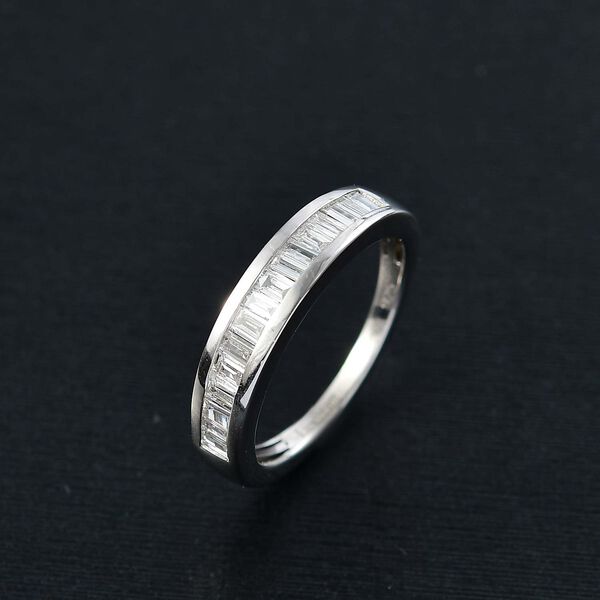 LUXURIANT VS-EF Labor Diamant Ring, 925 Silber rhodiniert - 0,50 ct. image number 2