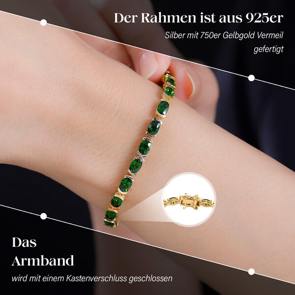 Nat&uuml;rliches Chromdiopsid-Armband image number 3