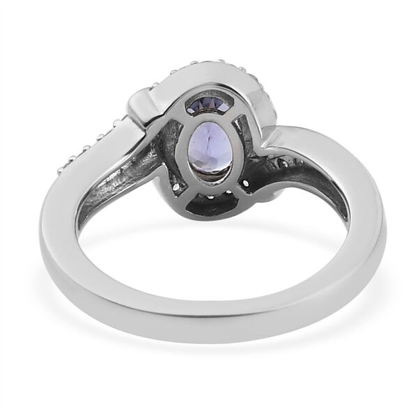 Tansanit und Zirkon Ring - 0,98 ct. image number 6
