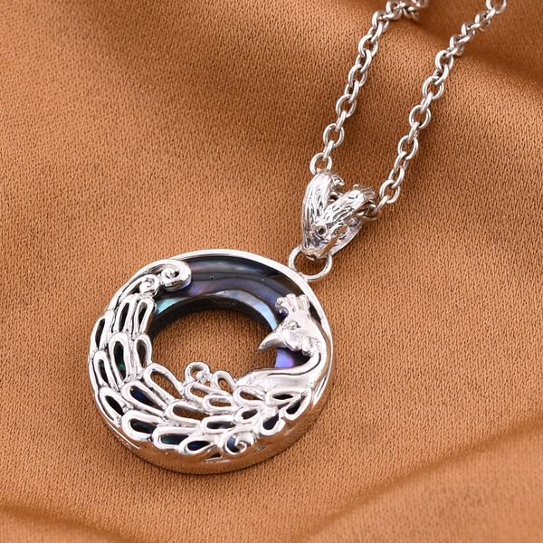 Royal Bali Kollektion- Abalone Muschel Anh&auml;nger - 6 ct. image number 1