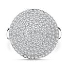 LUSTRO STELLA - Weißer Zirkonia Ring 925 Silber rhodiniert (Größe 18.00)