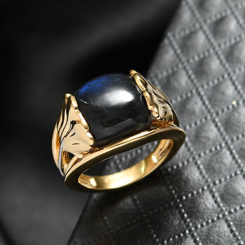 EverTrue AAA Labradorit zweifarbiger Ring - 8,50 ct.