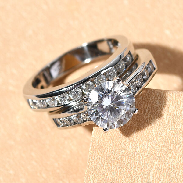 2er-Set, Moissanit-Ringe - 2,48 ct. image number 8