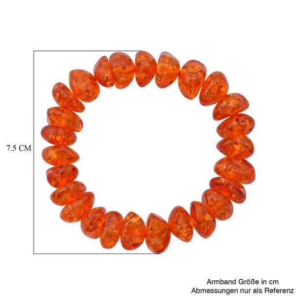 Synthetischer Bernstein Armband 19 cm image number 3