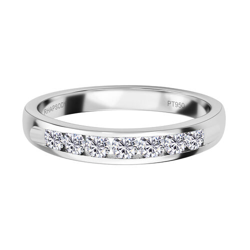 RHAPSODY - Diamant-Ring, IGI zertifiziert VS E-F, 950 Platin (Größe 17.00) ca. 0,50 ct image number 0