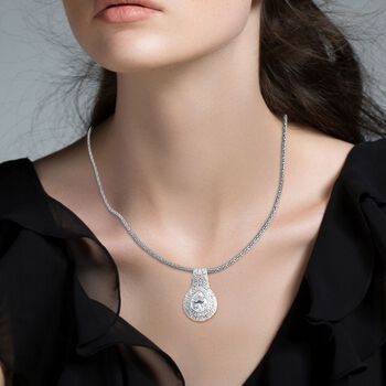 Royal Bali - D Joy Moissanit Anh&auml;nger 925 Silber ca. 2.43 ct