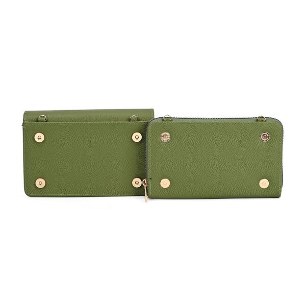 Modische Sling-Crossbody-Tasche mit RFID-Schutz, Grün image number 8