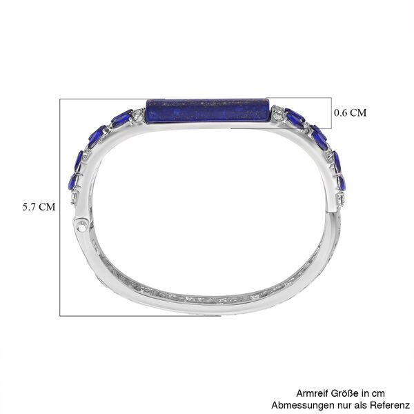 Lapislazuli, blauer Kristall Armreif, ca. 18 cm image number 6