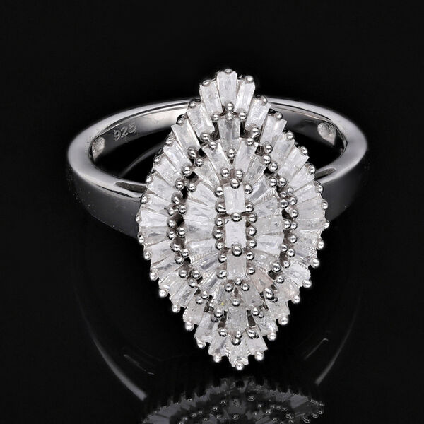 Wei&szlig;er Diamant-Ring - 1 ct. image number 2