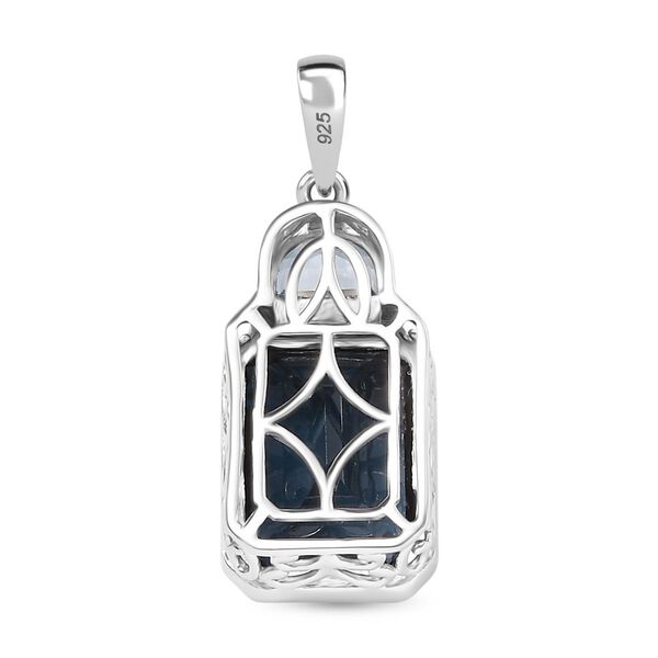 London Blautopas und himmelblauer Topas Anh&auml;nger - 9,54 ct. image number 5