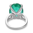 Smaragd Triplett Quarz Ring - 12,76 ct. image number 5