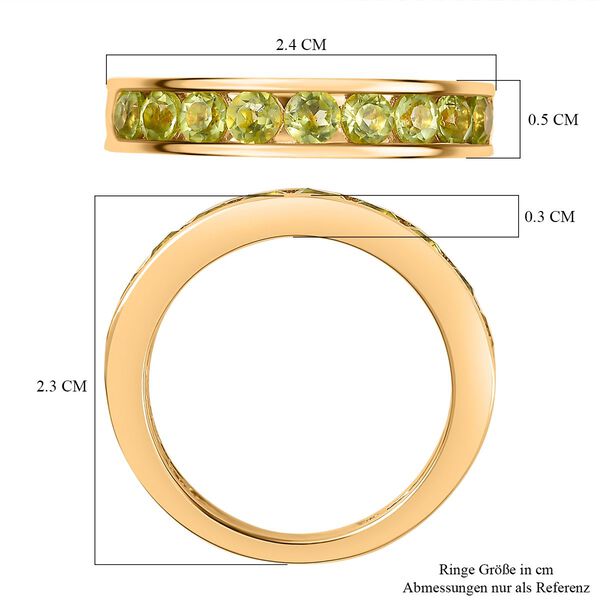 Nat&uuml;rlicher Peridot-Ring - 1,12 ct. image number 7