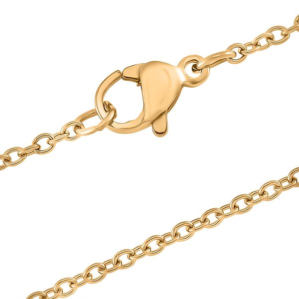 Lila Edison-Perle Anh&auml;nger mit Kette, Blumen-Cage-Design, ca. (10-12mm), Messing und Edelstahl, Goldfarben image number 5