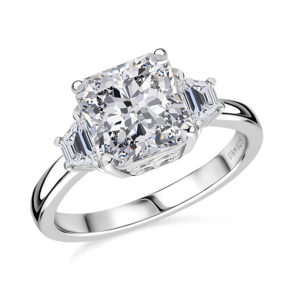 D joy Moissanit Ring 925 Silber rhodiniert (Größe 20.00) ca. 2.95 ct image number 4