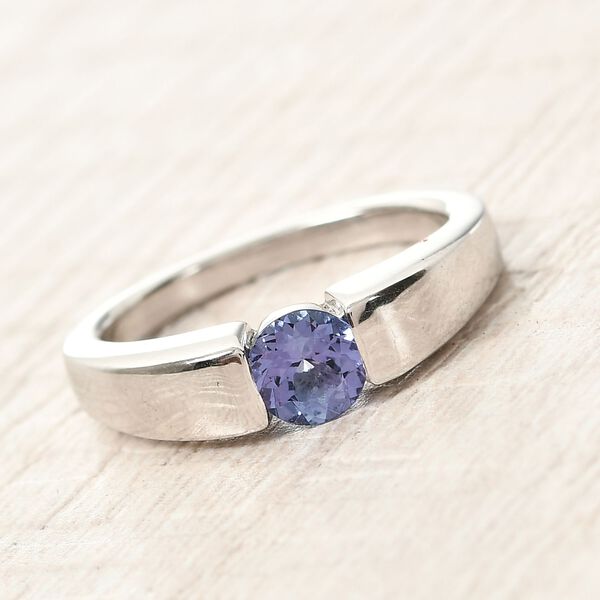 Tansanit Solitär Ring - 0,50 ct. image number 2