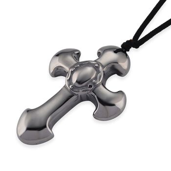 Terahertz Kreuz Halskette, ca. 71 cm, ca. 120.00 ct