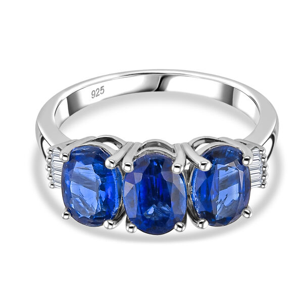 Kaschmir Kyanit und Zirkon-Ring - 3,30 ct.