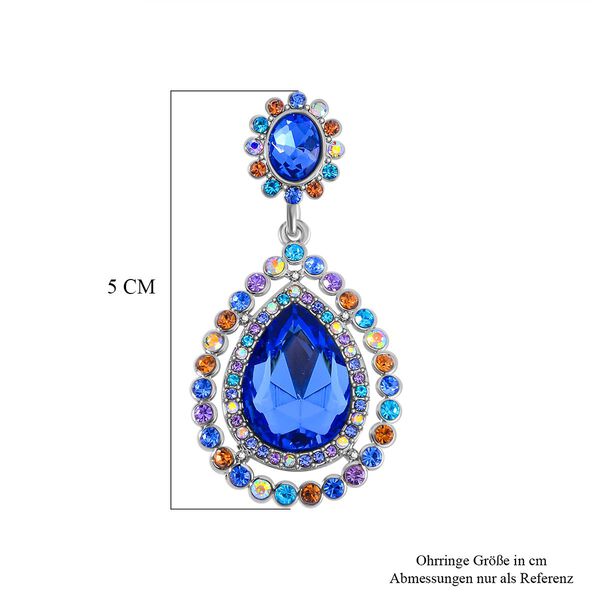 Mehrfarbiger Kristall Schmuckset  Legierung image number 9