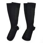 LIVMORE - 2er-Set Kupfer Infrarot-Kompressionssocken mit Selbstheizeffekt, Größe L, Schwarz