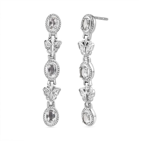 Weiße Topas Ohrringe - 3,34 ct. image number 0