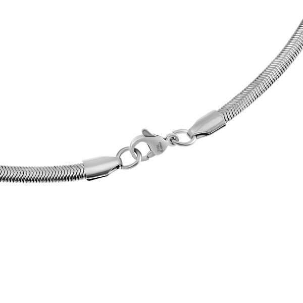 3er-Set - Kugelkette 40 cm, Gliederkette 45 cm und Ankerkette 55 cm, Silberton image number 7