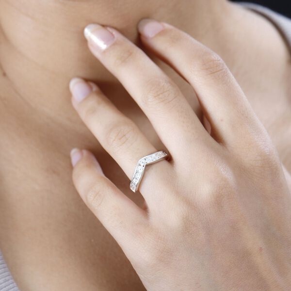 Diamant Wishbone Ring image number 3